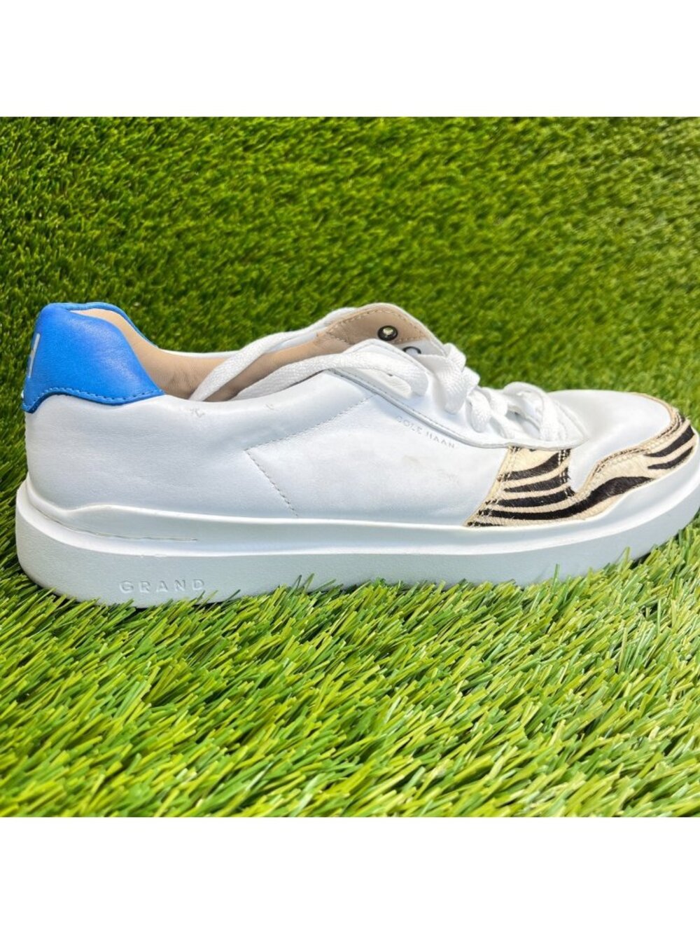Cole Haan GrandPro Rally Court Womens Size 9.5 White Athletic Shoes Sneakers